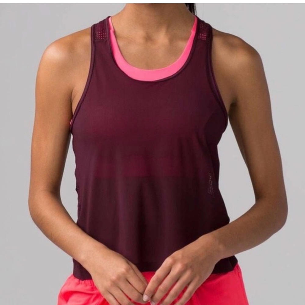 Lululemon Women's Tank Top  Mesh Open Back Sleeveless Shirt Set Of 2 - Picture 2 of 6